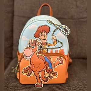 Loungefly Toy Story Woody and Bullseye backpack